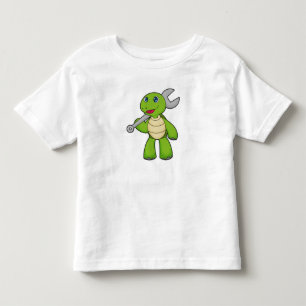 Turtle Mechanic Wrench Toddler T-shirt