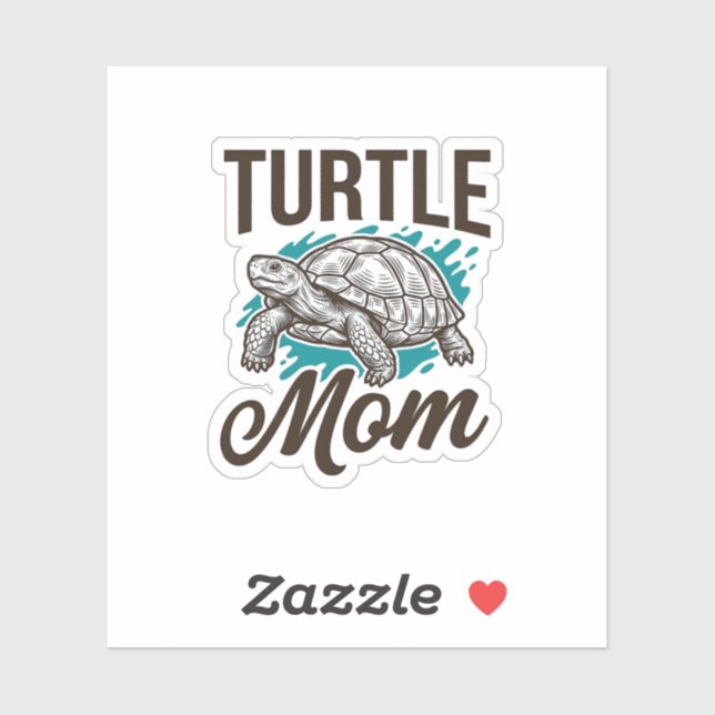 Turtle Mom Vintage Engraving Vector Design_1 (Sheet)