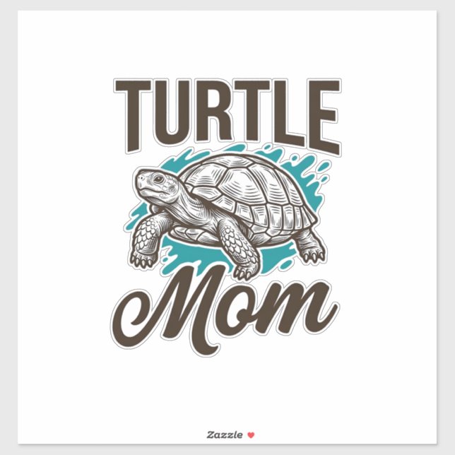 Turtle Mom Vintage Engraving Vector Design_1 (Sheet)