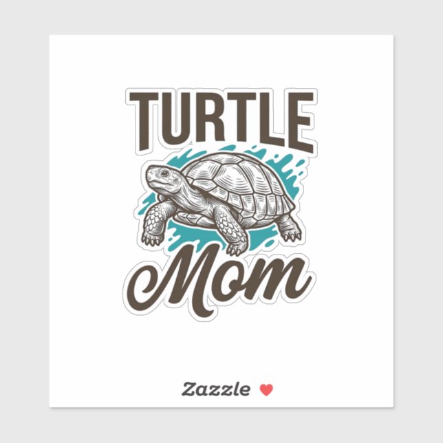 Turtle Mom Vintage Engraving Vector Design_1 (Sheet)