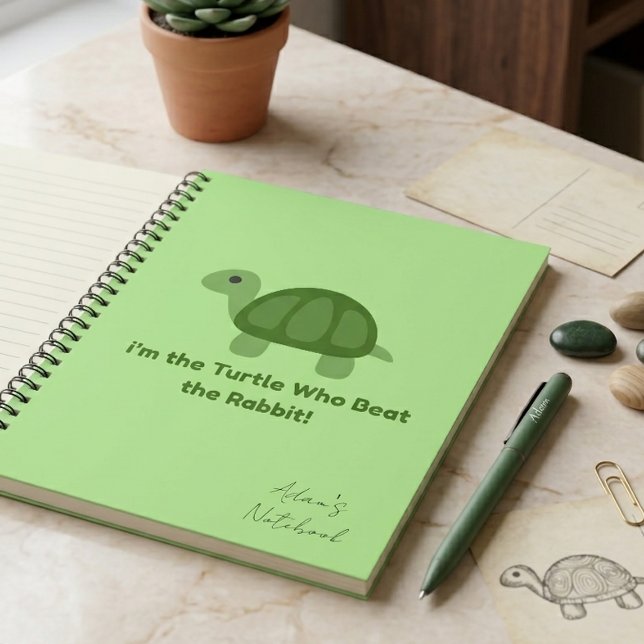 Turtle Motivation Spiral  Notebook (Creator Uploaded)