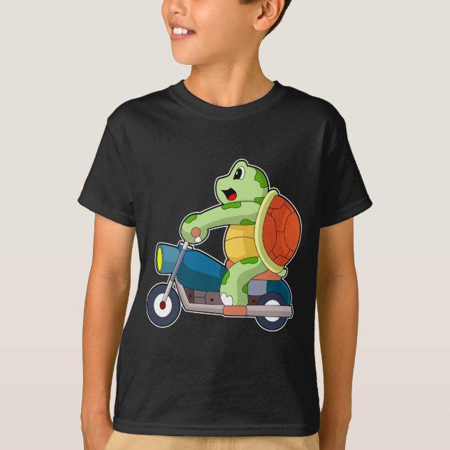 Turtle Motorcycle T-Shirt (Front)