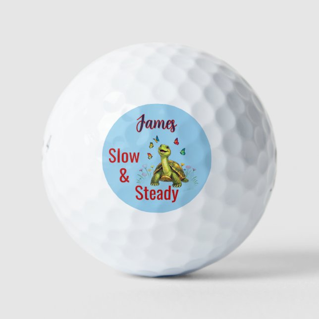 Turtle  -Name/ Initial  Golf Balls (Front)