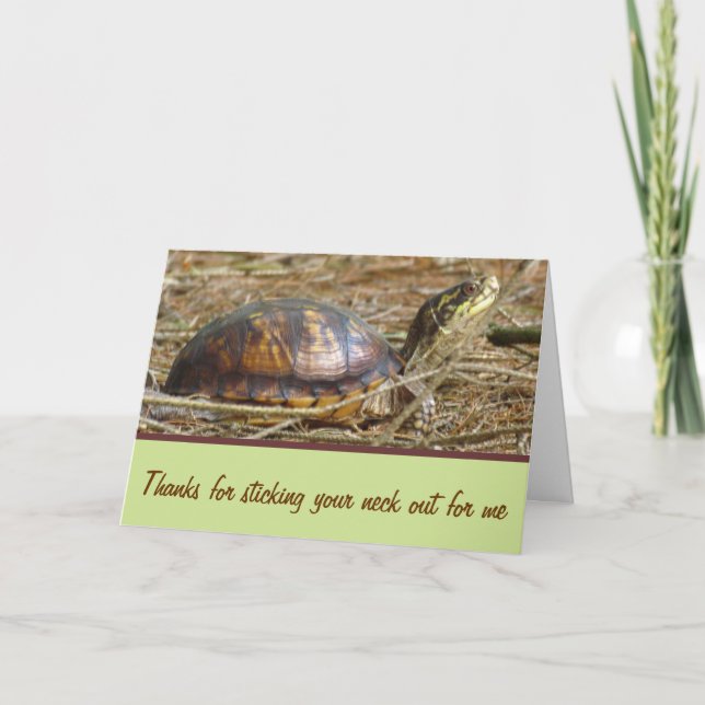 Turtle - Neck Out Card (Front)