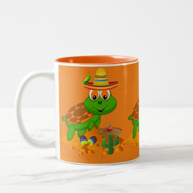 Turtle Orange Mug (Left)