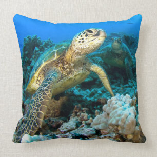 Turtle Pair Throw Pillow