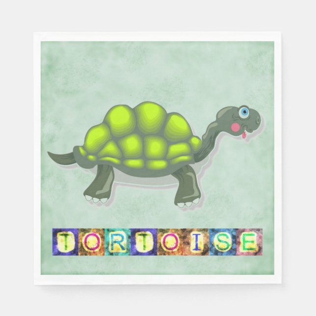 Turtle Paper Napkin (Front)