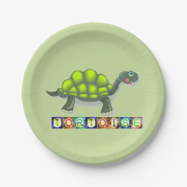 Turtle Paper Plate (Front)