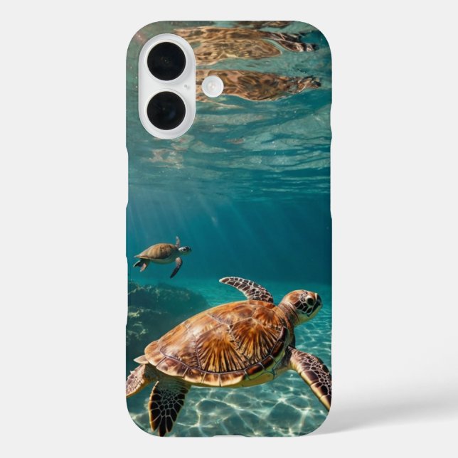 Turtle Parade Case-Mate iPhone Case (Back)