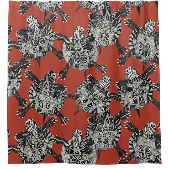 turtle party coral red (Front)