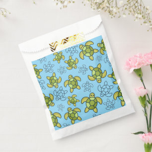 Turtle Party Gift Bags, Sea Turtle Favour Bag