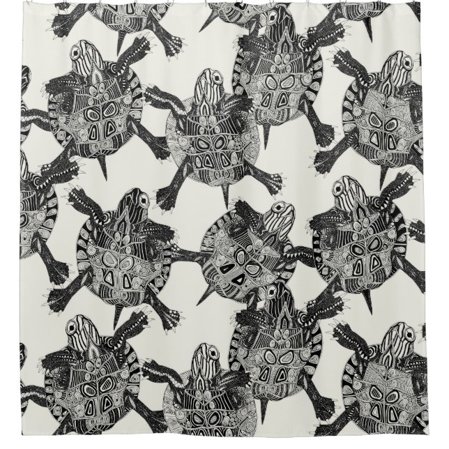 turtle party ivory black (Front)
