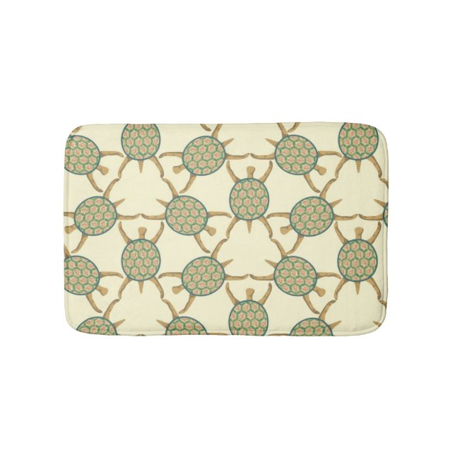 Turtle pattern bath mat (Front)