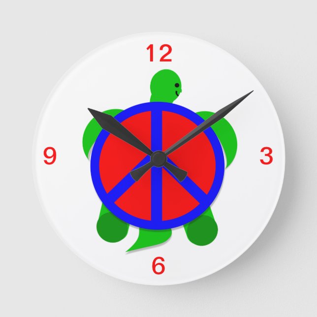 Turtle Peace Clock (Front)