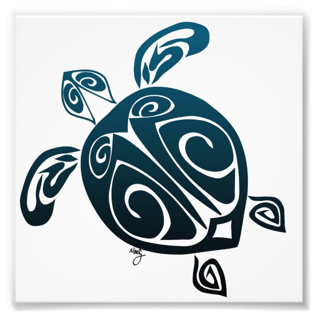 Turtle Photo Print (Front)