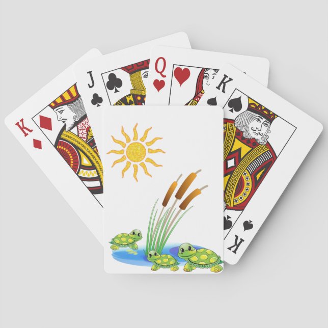 Turtle Playing Card Deck (Back)