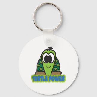 turtle power keychain