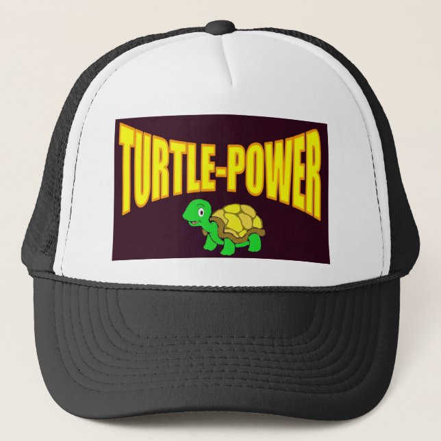 Turtle Power Trucker Hat (Front)