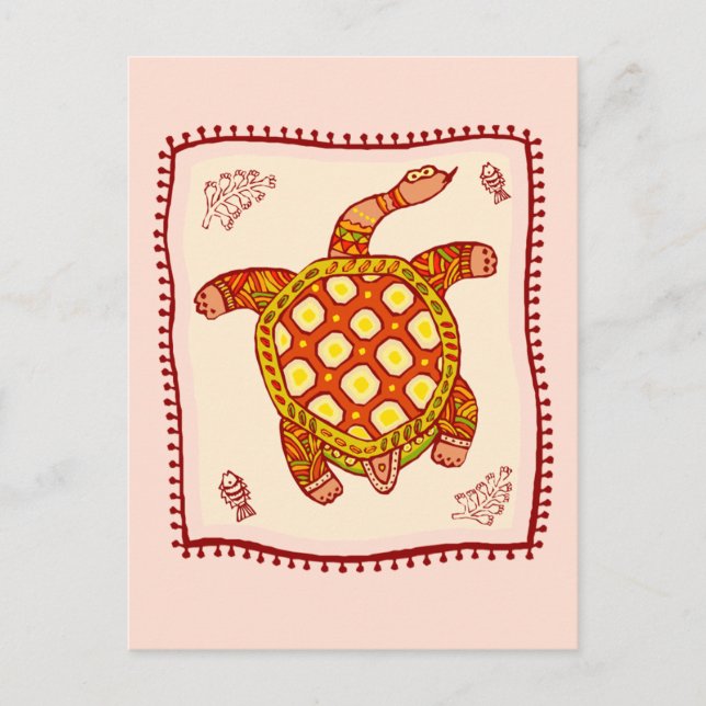 Turtle Quilt Postcard (Front)