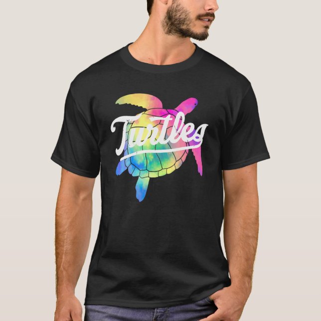 Turtle Quote  I'm Really A Turtle Cool Turtle T-Shirt (Front)