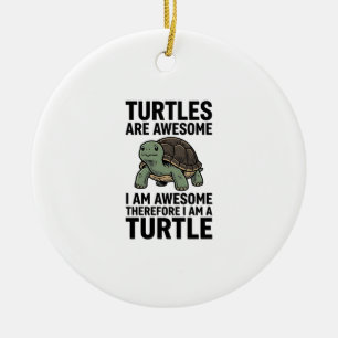 Turtle Quote Vintage Engraving Vector T-Shirt Desi Ceramic Ornament