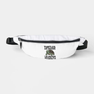 Turtle Quote Vintage Engraving Vector T-Shirt Desi Fanny Pack