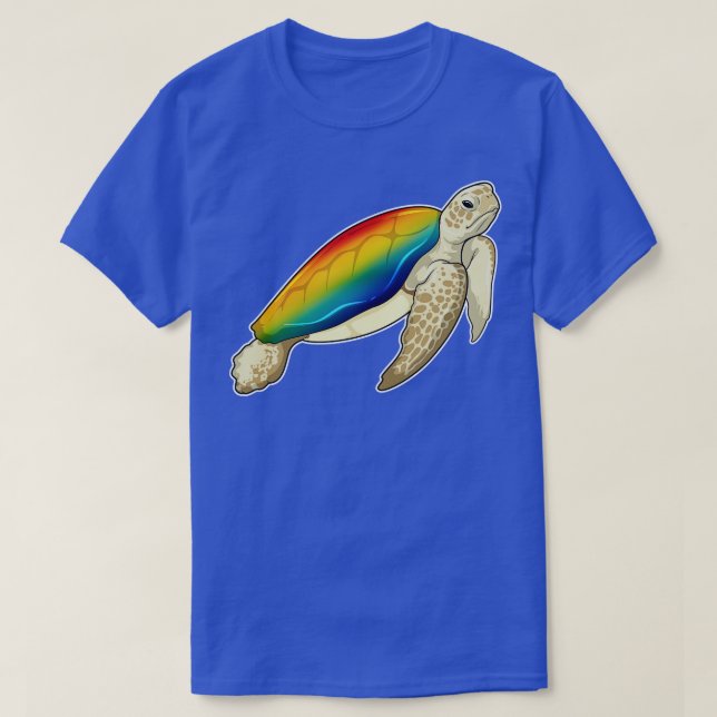 Turtle Rainbow T-Shirt (Design Front)