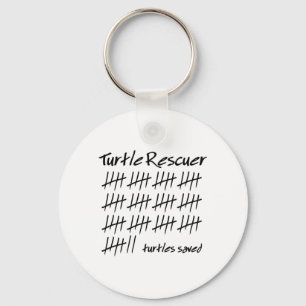 Turtle Rescuer Keychain