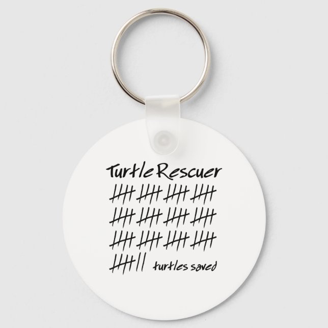 Turtle Rescuer Keychain (Front)