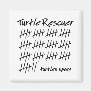 Turtle Rescuer Magnet