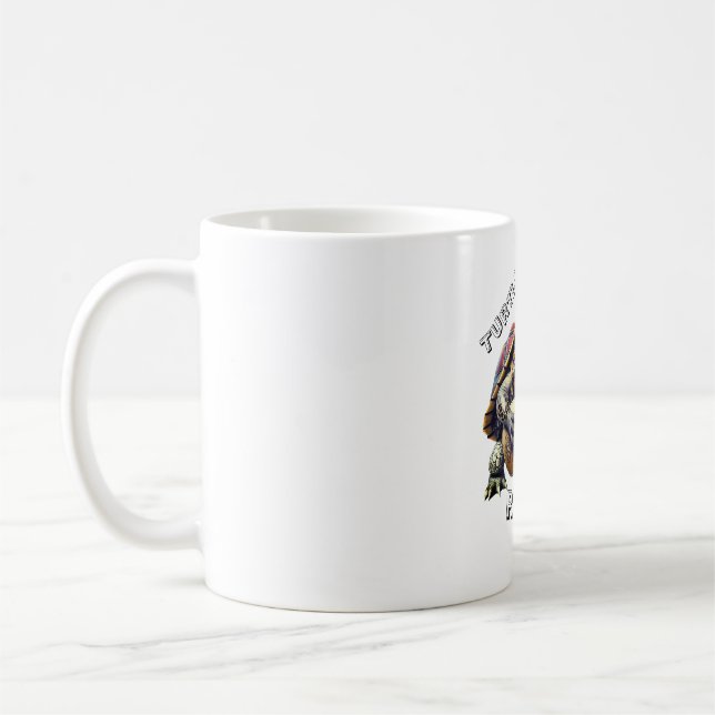 Turtle rock and roll Mug (Left)