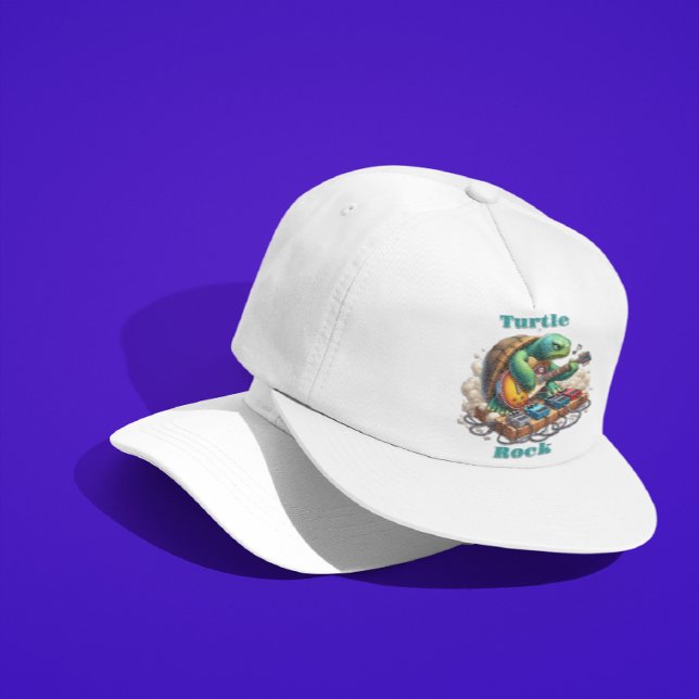 Turtle Rockstar Jamming on Stage Trucker Hat (Creator Uploaded)