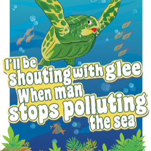 Turtle says... 'I'll Be Shouting In Glee' Canvas Print