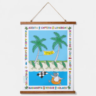 Turtle Season Hanging Tapestry