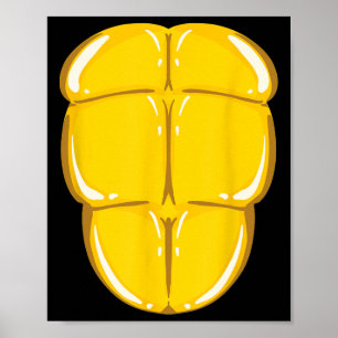 Turtle Shell Cute Tortoise Costume Funny Halloween Poster