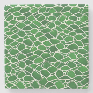 Turtle Shell Pattern Stone Coaster