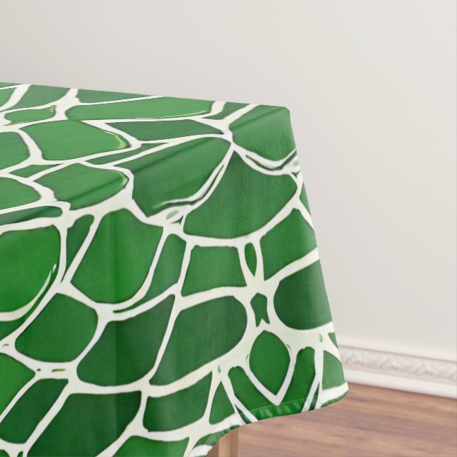 Turtle Shell Pattern Tablecloth (In Situ)
