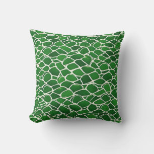 Turtle Shell Pattern Throw Pillow
