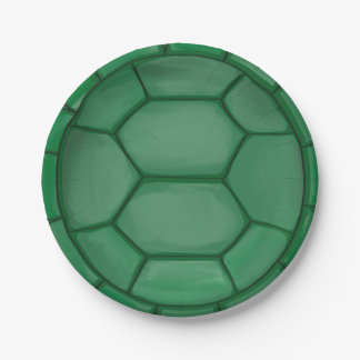 Turtle Shell Sea Theme Birthday Party plates