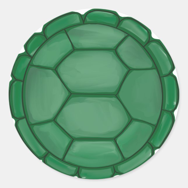 Turtle Shell Stickers Boy Birthday Party Decor (Front)