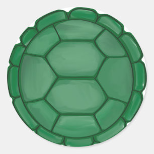 Turtle Shell Stickers Boy Birthday Party Decor