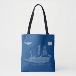 Turtle Ship Geobukseon - Ship Blueprint ABD Tote Bag