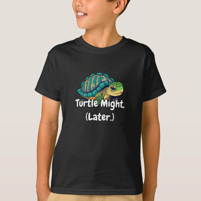 Turtle Shirt Fun Cool Unique Best Stylish for Kids (Front)