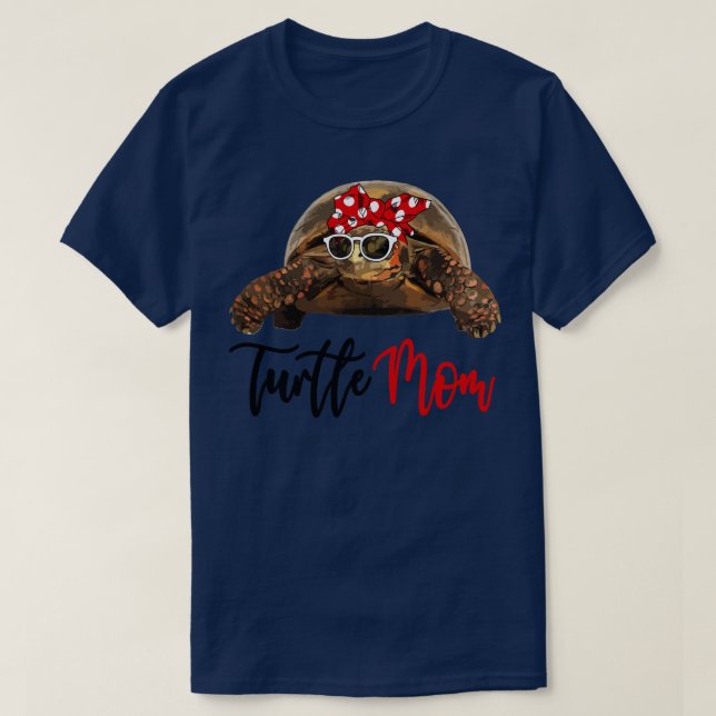 Turtle Shirt Turtle Mom Bandana (Design Front)