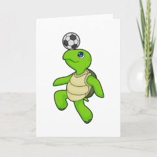 Turtle Soccer player Soccer Card