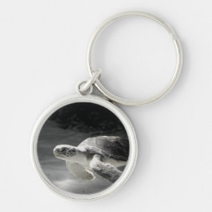 Turtle Swimmer Keychain