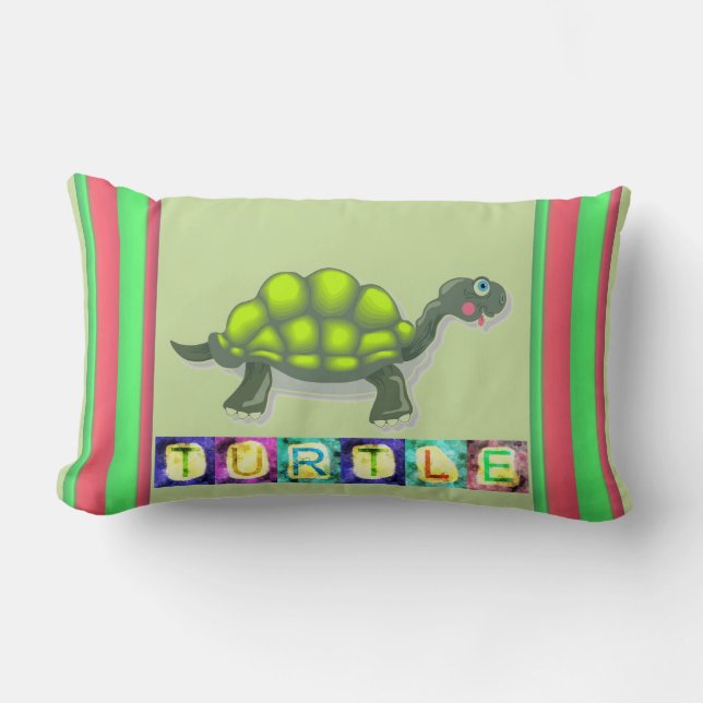 Turtle Throw Pillow (Front)