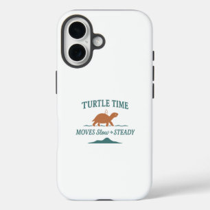 Turtle Time Moves Slow & Steady iPhone 16 Case