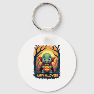 Turtle Tortoise Boo Vampire Trick Or Treat Hallowe Keychain