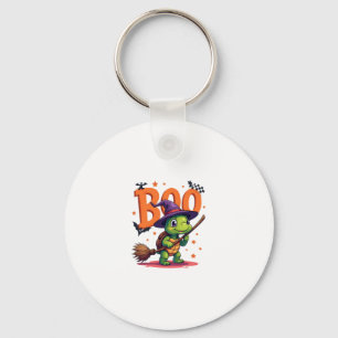 Turtle Tortoise Boo Witch Trick Or Treat Halloween Keychain